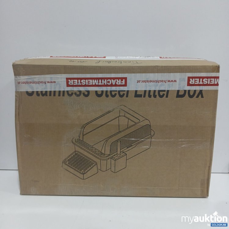 Artikel Nr. 887586: Stainless Steel Litter Box Grey