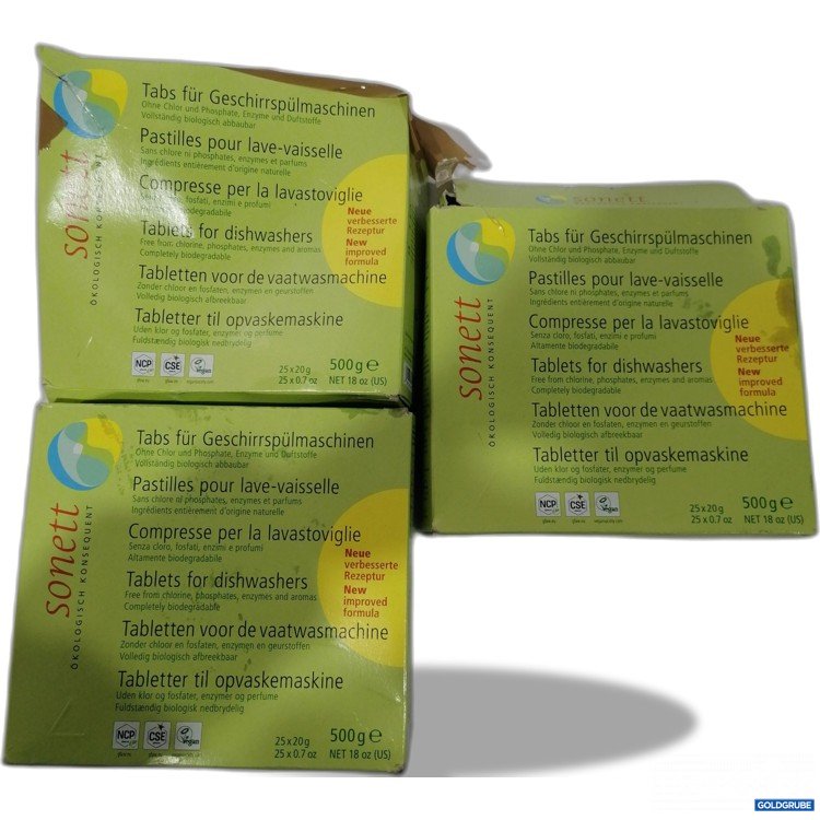 Artikel Nr. 892586: Sonett Geschirrspültabs 3x 500g