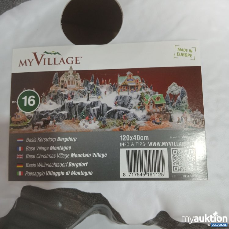 Artikel Nr. 900586 Artikel Nr. 900586: My Village Basis Weihnachtsdorf Bergdorf 120x40cm MY16