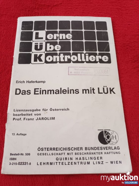 Artikel Nr. 940586 Artikel Nr. 940586: Das Einmaleins mit Lük