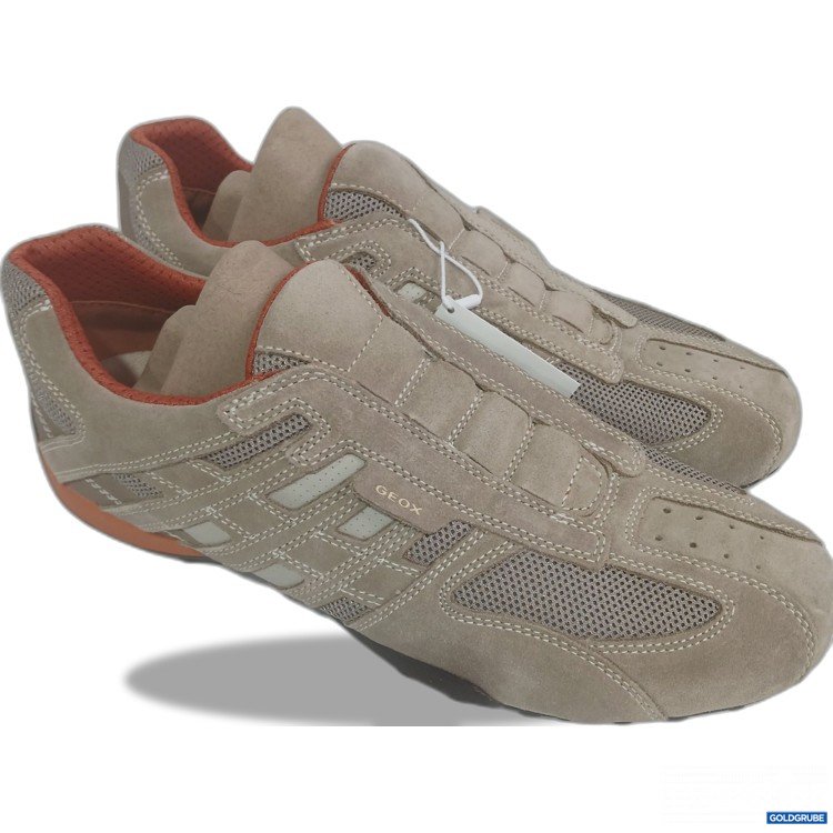 Artikel Nr. 446587 Artikel Nr. 446587: Geox U Snake L-Scam +Mesh U4207L beige/ dk orange Gr 45