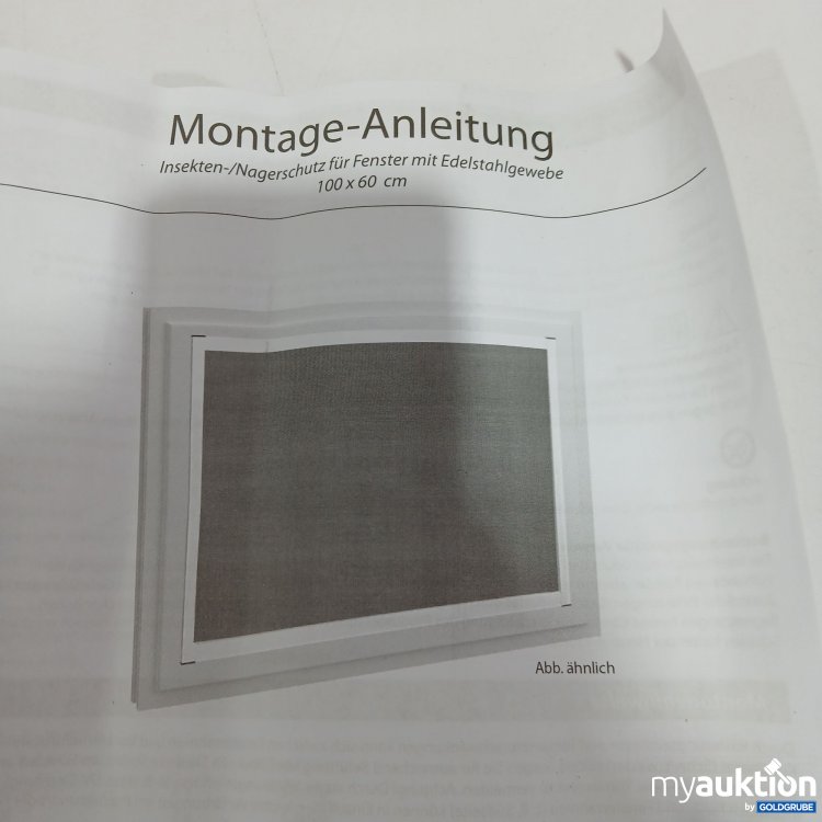Artikel Nr. 519587 Artikel Nr. 519587: Insekten/Nagerschutz für Fenster mit Edelstahlgewebe 100x60cm