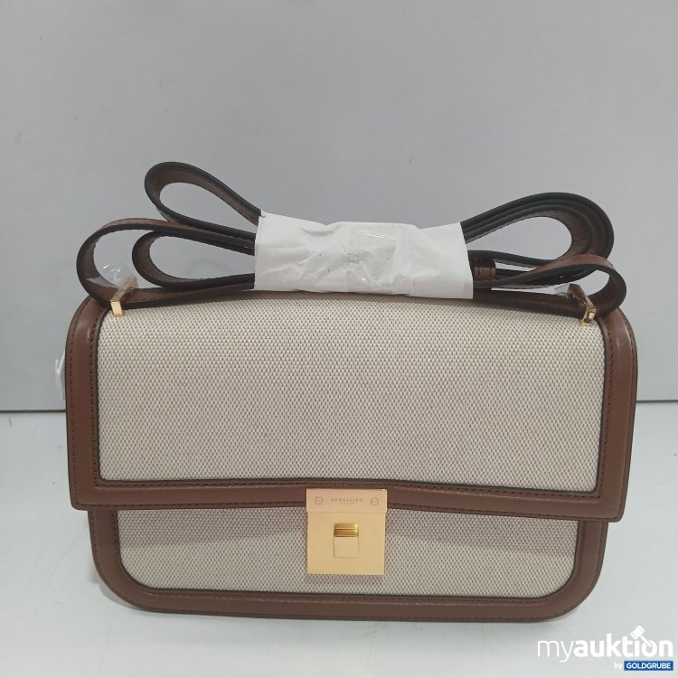 Artikel Nr. 524587 Artikel Nr. 524587: Demellier Handtasche 23x7x17cm beige und braun