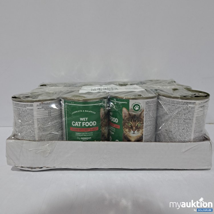Artikel Nr. 818587 Artikel Nr. 818587: Complete & Balanced wet cat food, 12 x 400g, Beef Chunks in Jelly