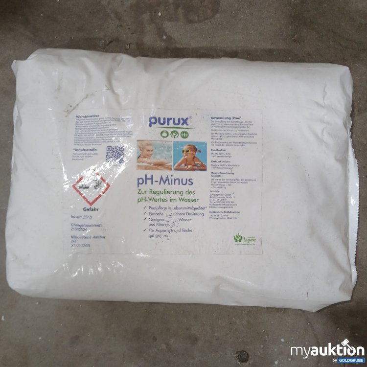Artikel Nr. 840587 Artikel Nr. 840587: Purux pH-Minus 25kg