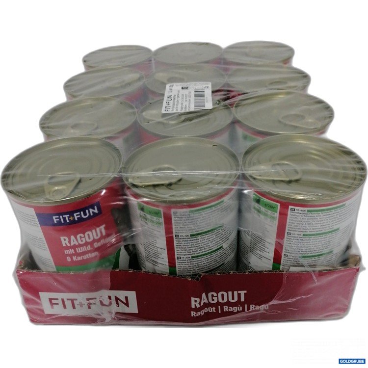 Artikel Nr. 888587: Fit+Fun Katze Ragout Wild/Geflügel/Karotte 12x415g