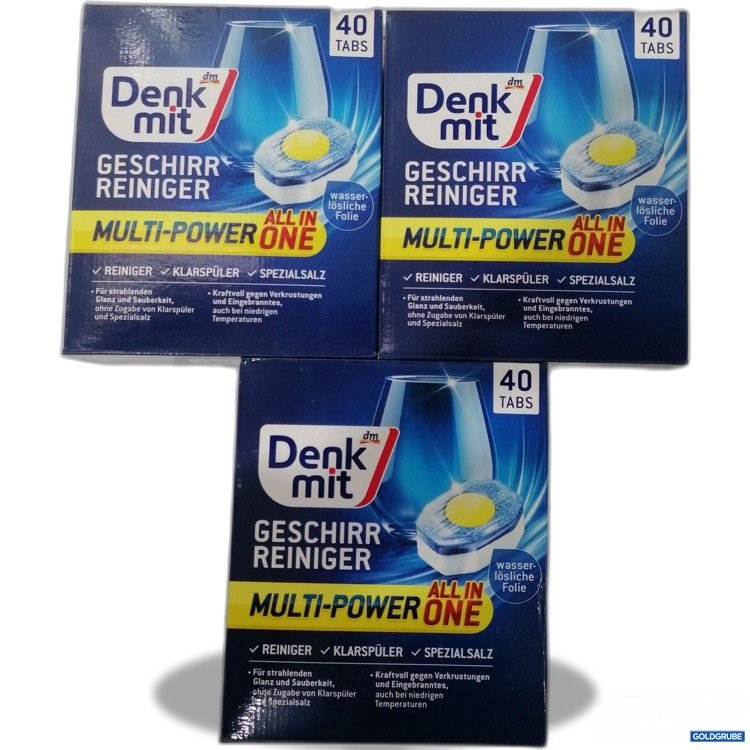 Artikel Nr. 892587: Denk miz Geschirrreiniger Multi-Power All in One 3x 40 Tabs