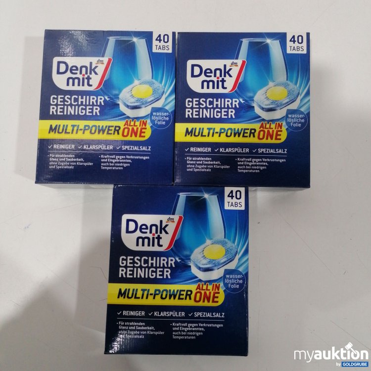 Artikel Nr. 892587: Denk miz Geschirrreiniger Multi-Power All in One 3x 40 Tabs