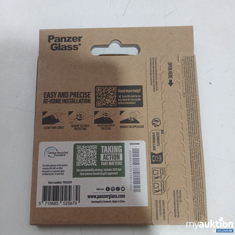 Artikel Nr. 955587: Panzer Glass Camera Lens Protection für Apple iPhone 17/16/16 Plus Hoops Black Metal 