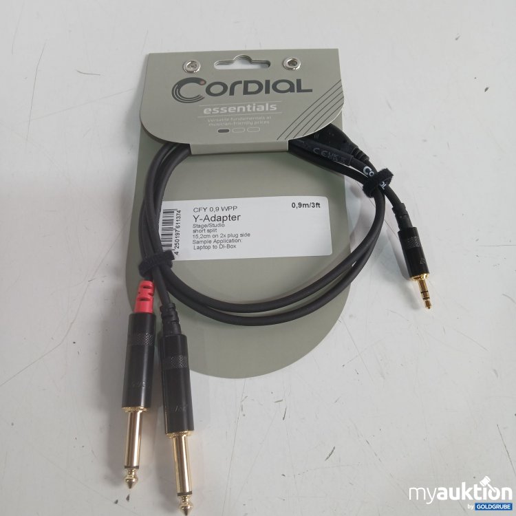 Artikel Nr. 972587: Cordial essentials Y-Adapter 0,9m 