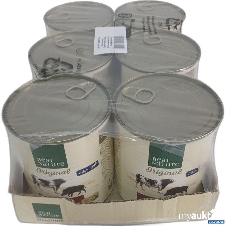 Artikel Nr. 984587: Real Nature Original Rind und Wildschwein 800g 6Stk