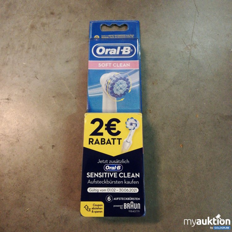Artikel Nr. 415588 Artikel Nr. 415588: Oral B Aufsteckbürsten Soft Clean 6er Set