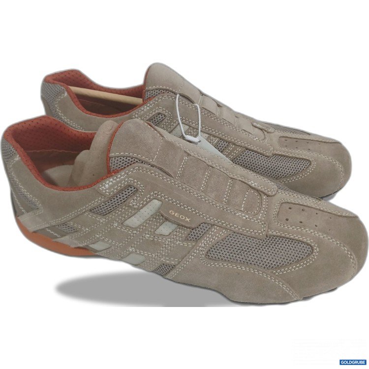 Artikel Nr. 446588 Artikel Nr. 446588: Geox U Snake L-Scam +Mesh U4207L beige/ dk orange Gr 43