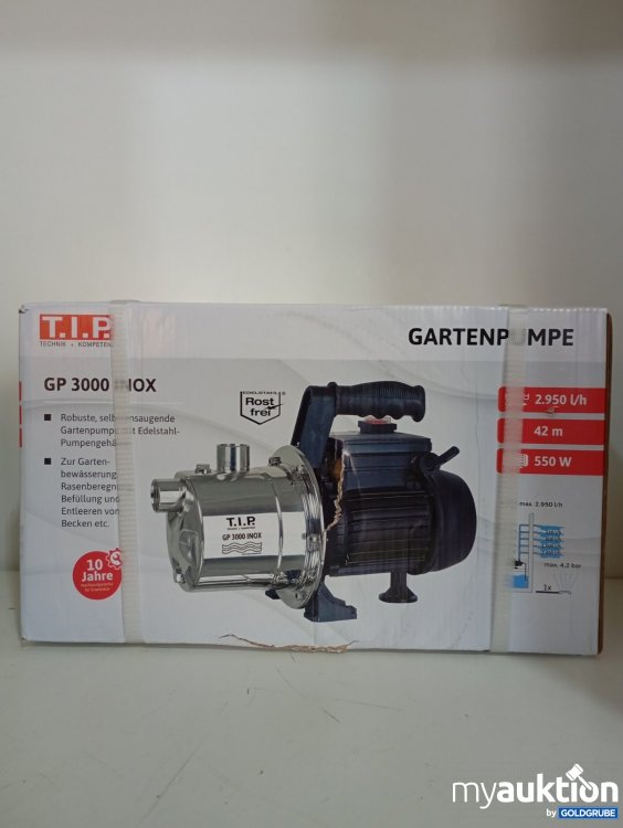 Artikel Nr. 471588 Artikel Nr. 471588: T.I.P. Gartenpumpe GP 3000 INOX Art.-Nr.30111