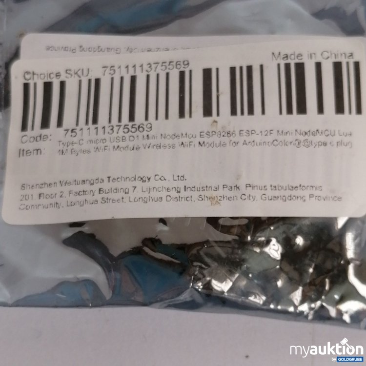Artikel Nr. 827588 Artikel Nr. 827588: Type C Micro USB D1 Mini Node, Mcu ESP8266 ESP12F Mini NodelNCU Lua 1M Bytes Wifi Module Wireless