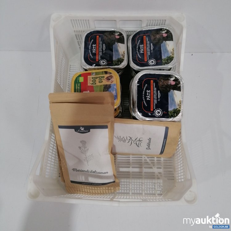 Artikel Nr. 847588: Hundefutter 12x300g, 2x Mariendistelsamen, 1x Goldrute 