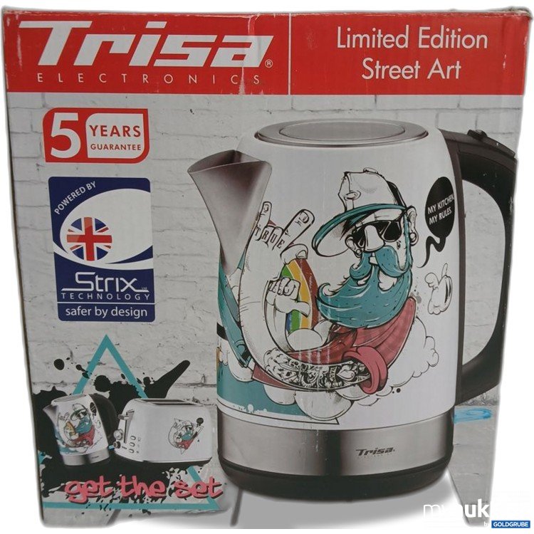 Artikel Nr. 916588: Trisa Elektronics Wasserkocher Limited Edition Street Art 1.7 liter