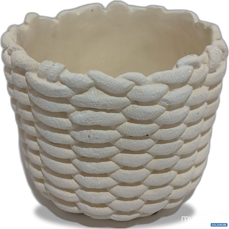Artikel Nr. 929588: J-Line Blumentopf Weiß ca ø20cm 17h cm 