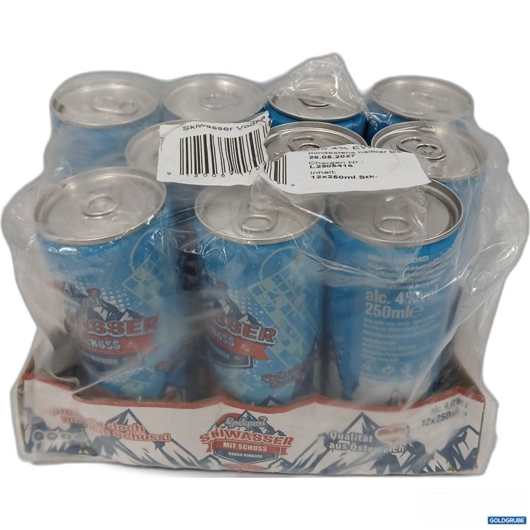 Artikel Nr. 954588: Set Gspusi Skiwasser mit Schuss Vodka Himbeer 10x250ml  