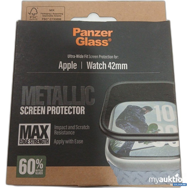 Artikel Nr. 955588: Panzer Glass Ultra-Wild Fit Screen Protection für Apple Watch 42mm Metallic 