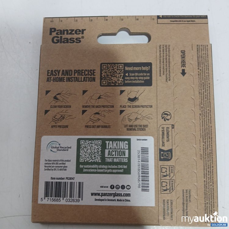 Artikel Nr. 955588: Panzer Glass Ultra-Wild Fit Screen Protection für Apple Watch 42mm Metallic 