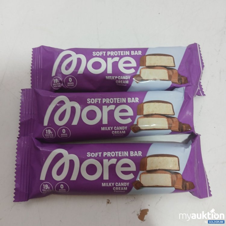 Artikel Nr. 969588 Artikel Nr. 969588: More Soft Protein Bar Milky Candy Cream Flavour 3x50g