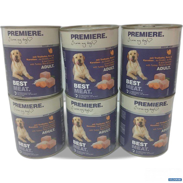 Artikel Nr. 995588 Artikel Nr. 995588: Premiere Hundefuttet Adult Truthahn, Karotte & Reis je 800g 6Stk