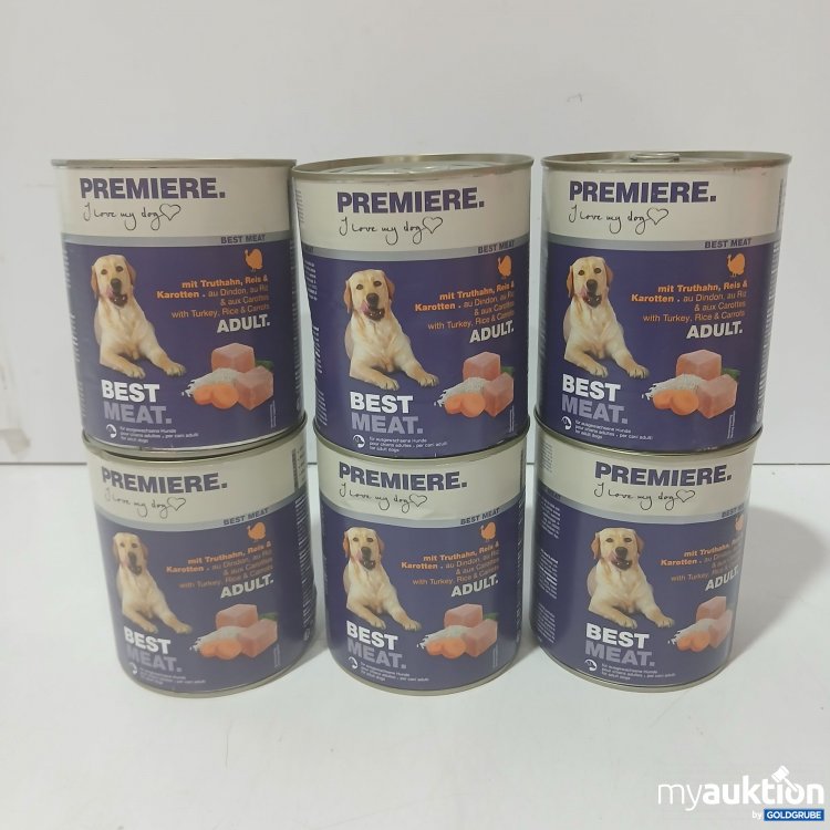 Artikel Nr. 995588 Artikel Nr. 995588: Premiere Hundefuttet Adult Truthahn, Karotte & Reis je 800g 6Stk