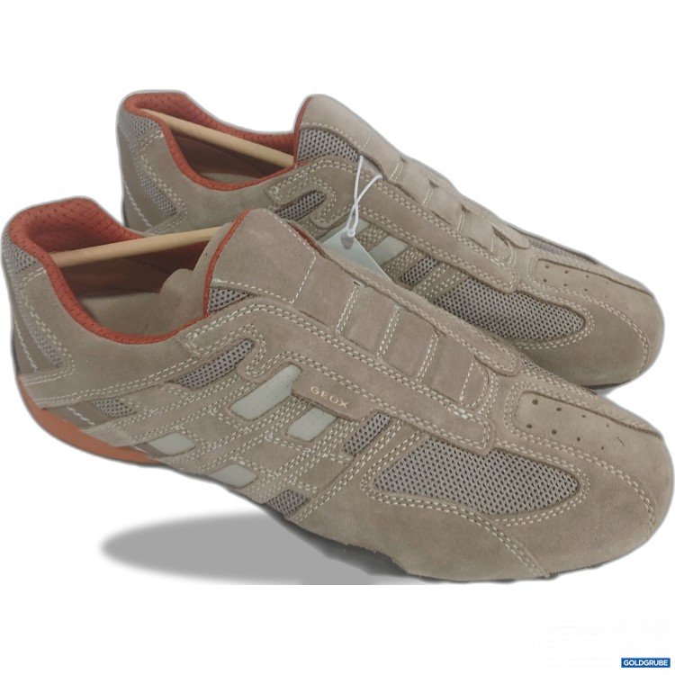 Artikel Nr. 446589 Artikel Nr. 446589: Geox U Snake L-Scam +Mesh U4207L beige/ dk orange Gr 44