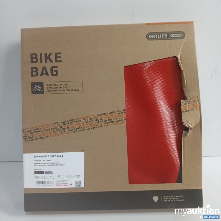 Artikel Nr. 465589 Artikel Nr. 465589: Ortlieb Bike Bag Back-Roller Core QL2.1 rot-schwarz F5006