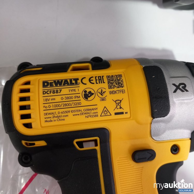 Artikel Nr. 520589 Artikel Nr. 520589: DeWalt 18V Lithium Ion DCF887NT