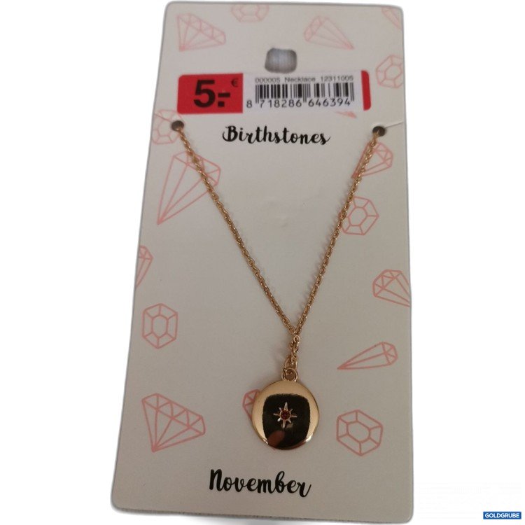 Artikel Nr. 689589: Geburtstagsstein Halskette 