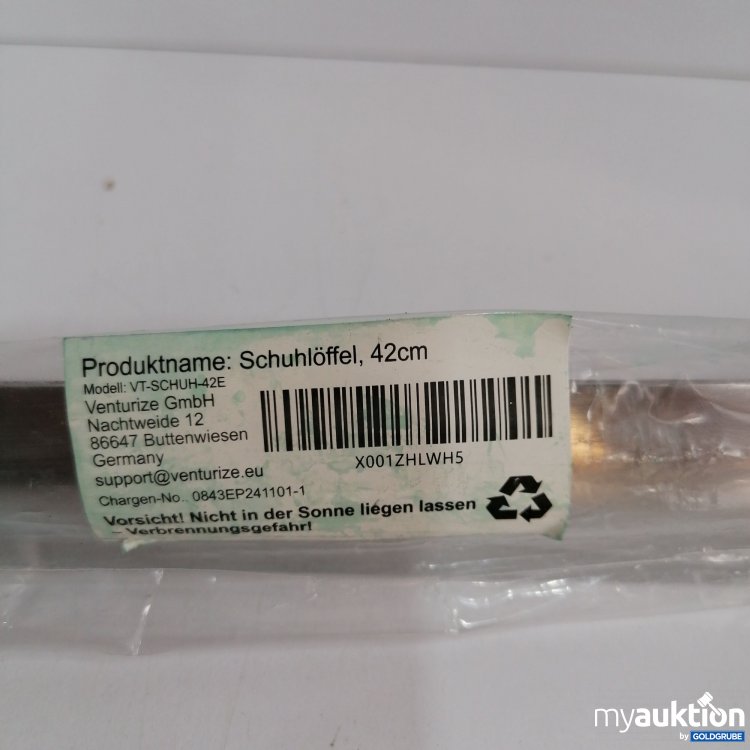 Artikel Nr. 850589: VT Schuh Schuhlöffel Metall 42cm