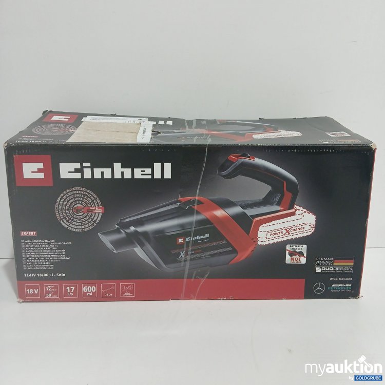 Artikel Nr. 854589 Artikel Nr. 854589: Einhell Akku Handstsaubsauger TE-HV 18/06 Li-Solo