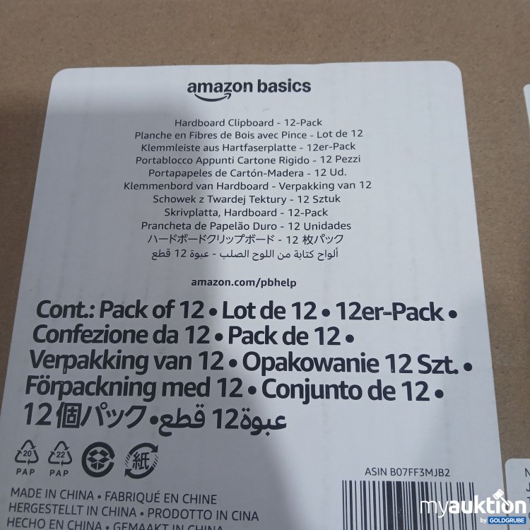 Artikel Nr. 872589 Artikel Nr. 872589: Amazon Basics Harboard Clipboard 12Pack