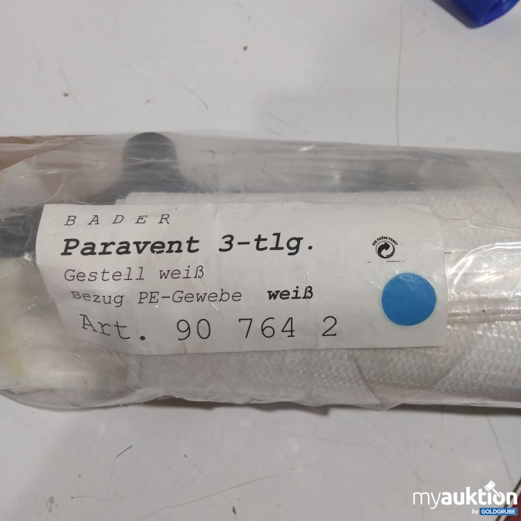 Artikel Nr. 890589: Angerer Bader Paravent 3tlg. Gestell weiß 907642 