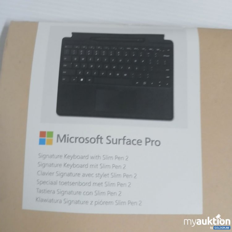 Artikel Nr. 922589 Artikel Nr. 922589: Microsoft Surface Pro Signature Keyboard mit Slim Pen 2