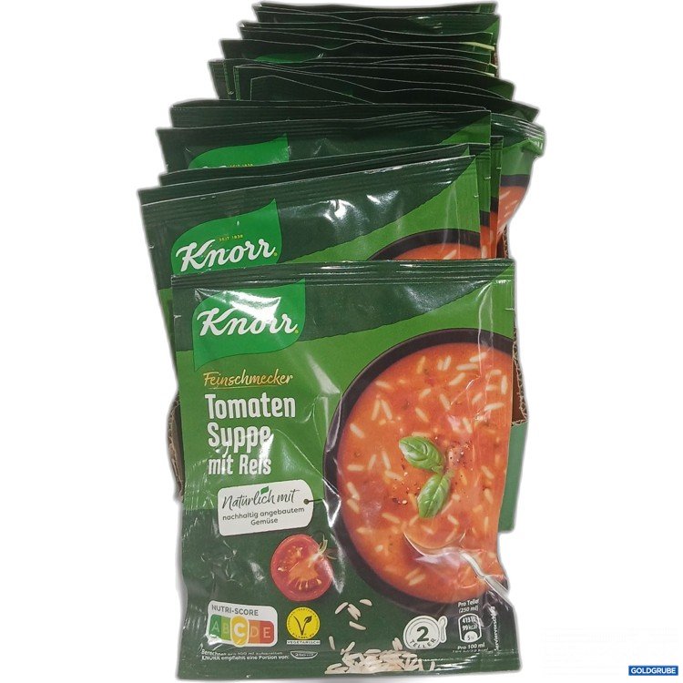 Artikel Nr. 930589 Artikel Nr. 930589: Knorr Feinschmecker Tomaten Suppe mit Reis 22x