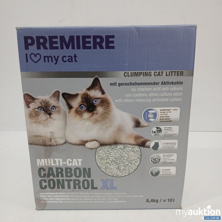 Artikel Nr. 950589: Premiere Clumping Cat Litter Multi Cat Carbon Control 8.4kg 