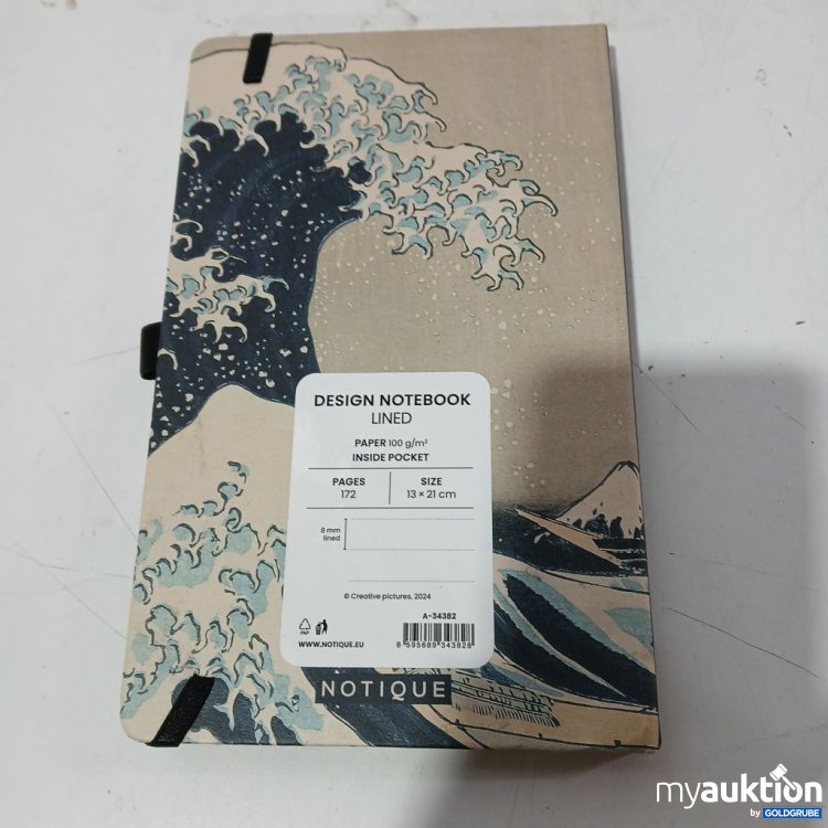 Artikel Nr. 953589: Notique Design Notebook Lined 13x21 cm