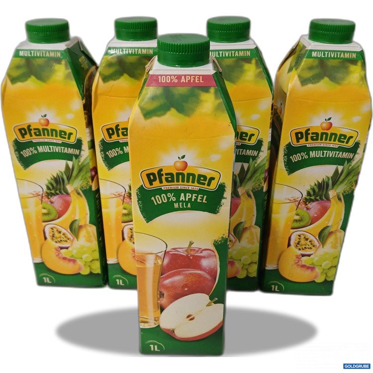 Artikel Nr. 954589: Set Pfanner Säfte 4x1L Multivitamin & 1x1L Apfel 