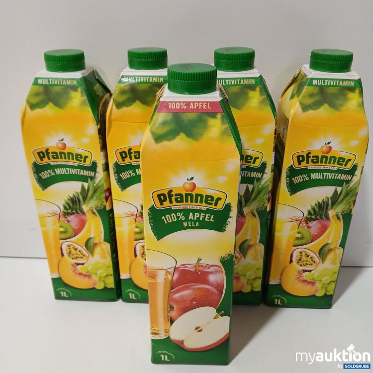 Artikel Nr. 954589: Set Pfanner Säfte 4x1L Multivitamin & 1x1L Apfel 