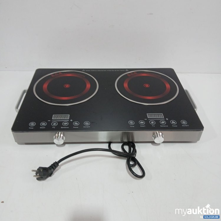 Artikel Nr. 957589: Bellanx Ceranfeld Glaskeramikkochfeld 2 Platten mit Stecker 3500W  