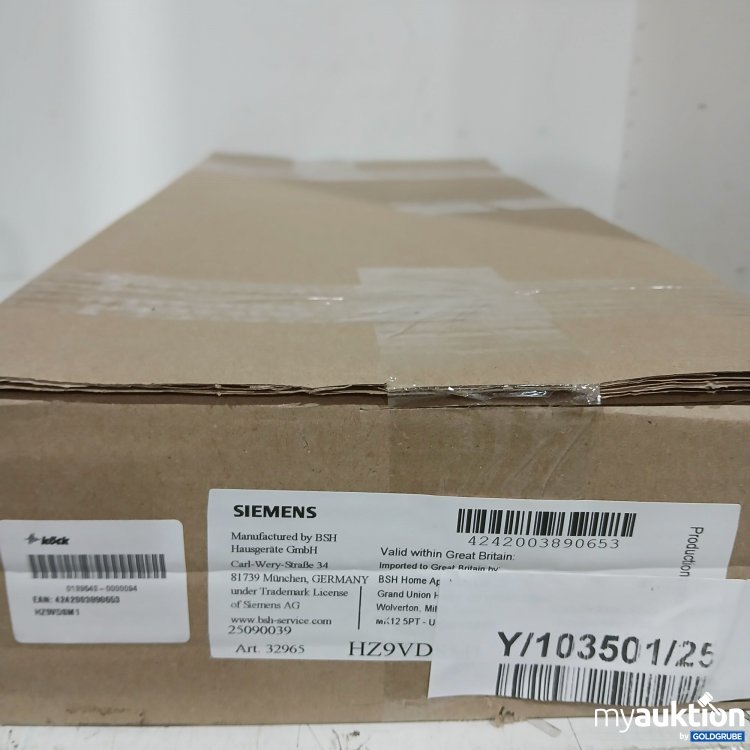 Artikel Nr. 988589 Artikel Nr. 988589: Siemens Flachkanalstck 500mm HZ9VDSM1
