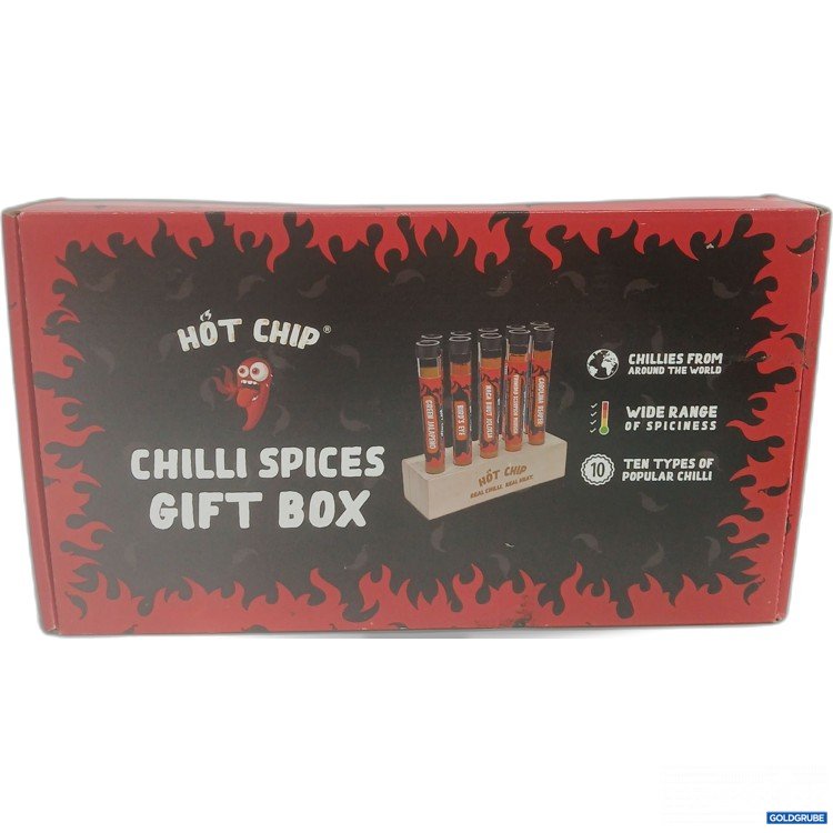 Artikel Nr. 989589 Artikel Nr. 989589: Hot Chip Chilli spices Gift Box 10x10g