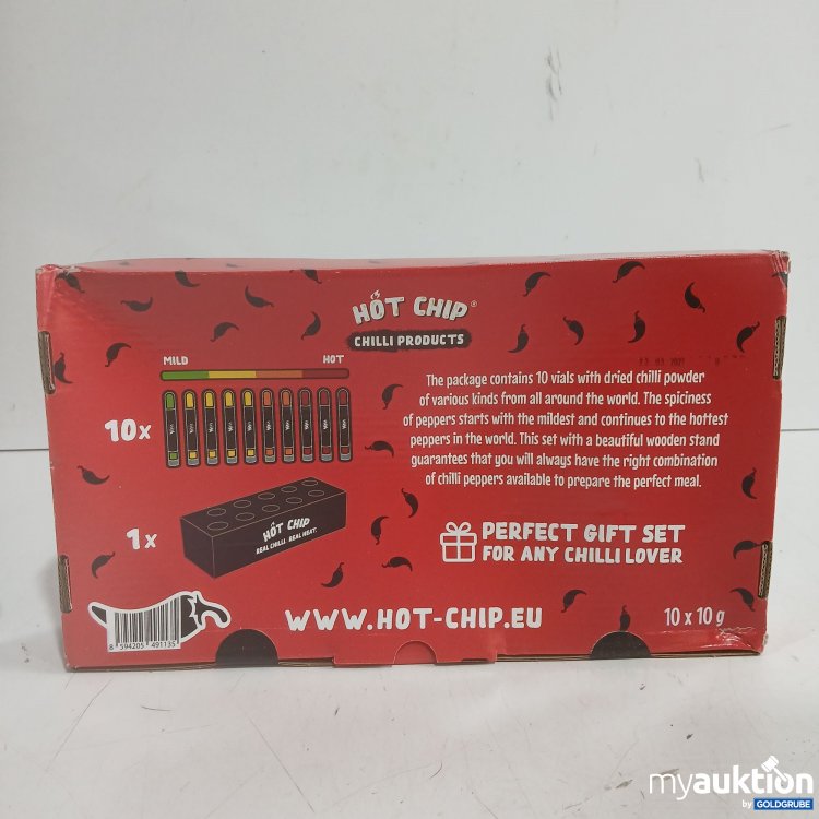 Artikel Nr. 989589 Artikel Nr. 989589: Hot Chip Chilli spices Gift Box 10x10g