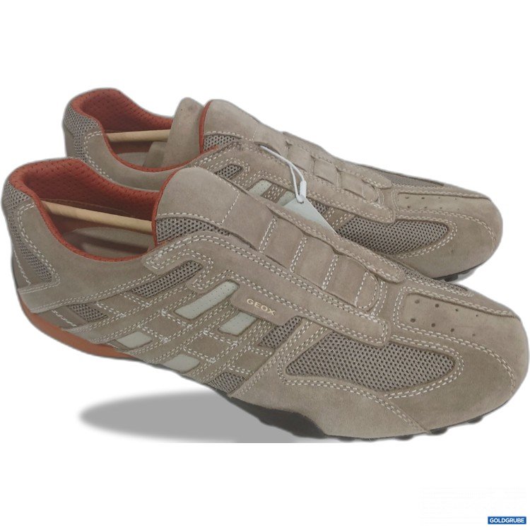Artikel Nr. 446590: Geox U Snake L-Scam +Mesh U4207L beige/ dk orange Gr 47