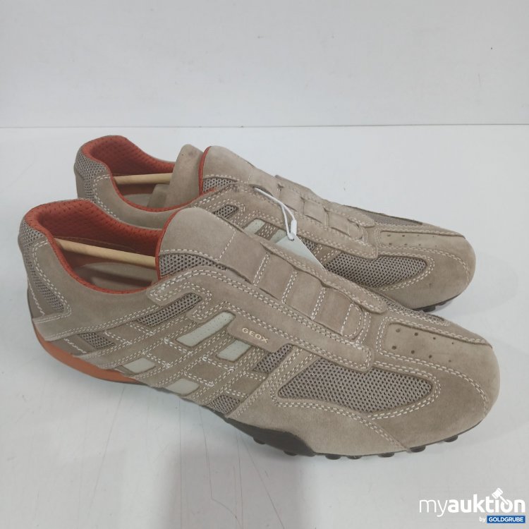 Artikel Nr. 446590: Geox U Snake L-Scam +Mesh U4207L beige/ dk orange Gr 47
