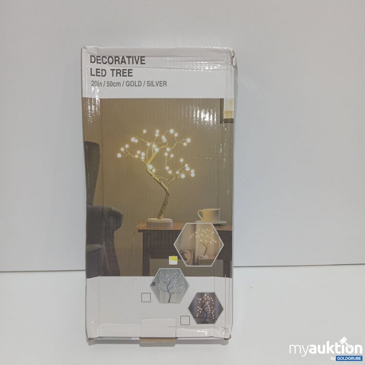 Artikel Nr. 853590 Artikel Nr. 853590: Decorative LED Tree 50cm Gold