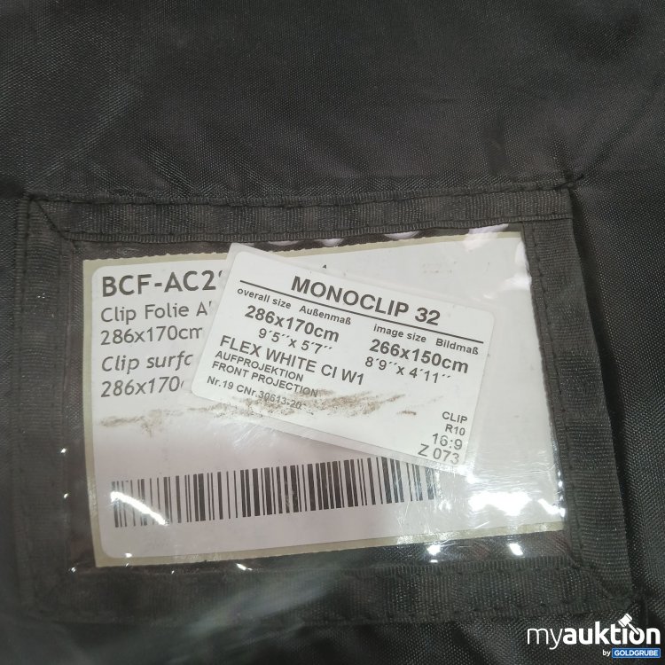 Artikel Nr. 900590: AV Stumpfl Monoclip 32 Clip Folie 286x170cm 